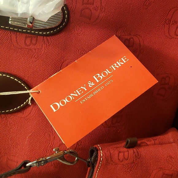 Brand new with tags Dooney Burke canvas logo tote bag NWT - Picture 7 of 17